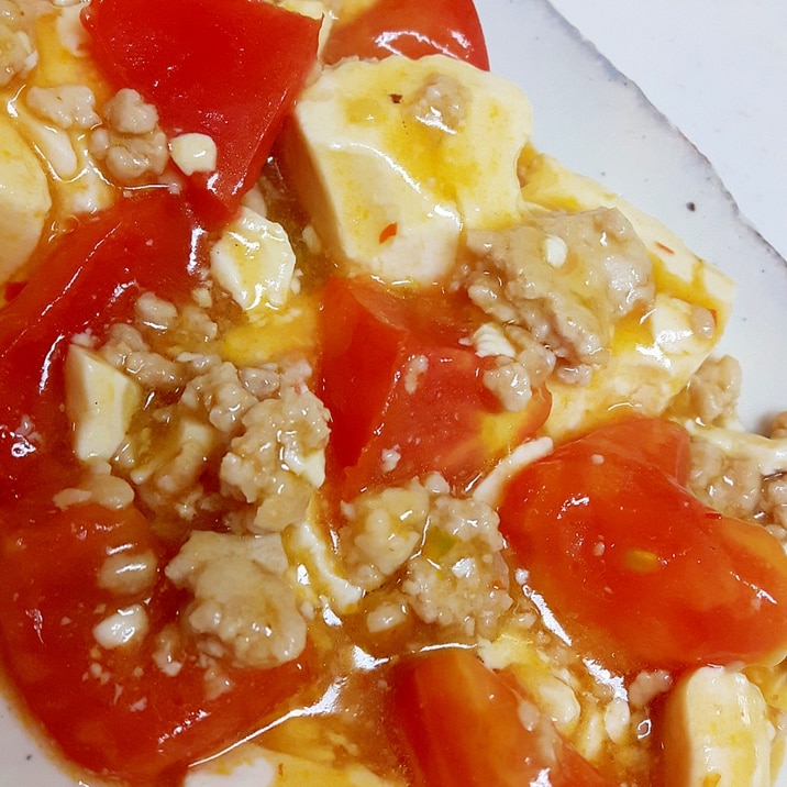 子供が大好き 簡単トマト入り麻婆豆腐 レシピ 作り方 By Acchan66 楽天レシピ 子供が大好き 簡単トマト入り麻婆豆腐 レシピ 作り方 By Acchan66 楽天レシピ